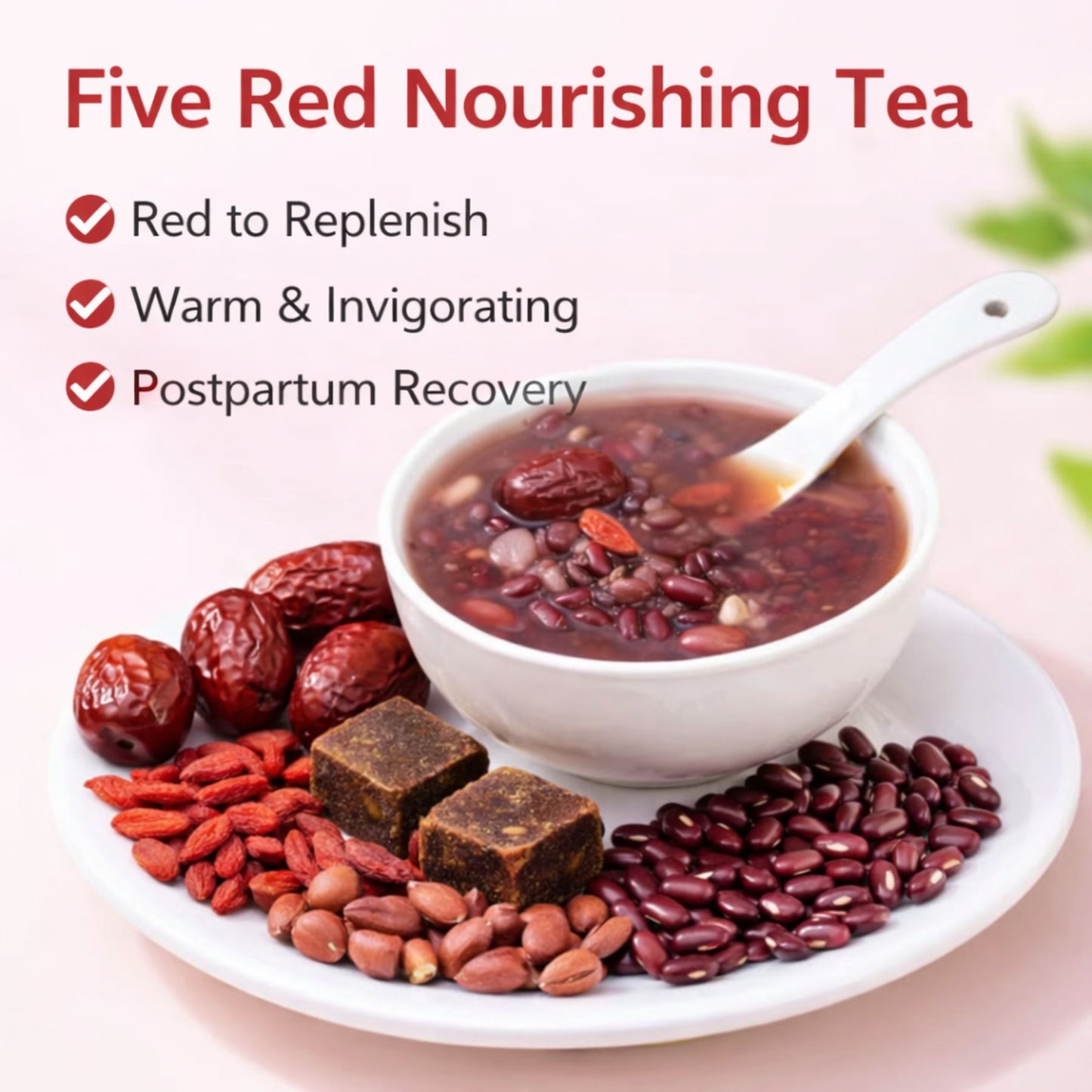 Rebuild™ Postpartum 5 Red Tea: Nourish Energy • Restore Vitality • Gentle Recovery (20 packets)