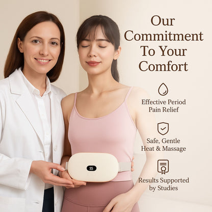 SmartSoothe Period Cramp Relief Warming Massager Belt