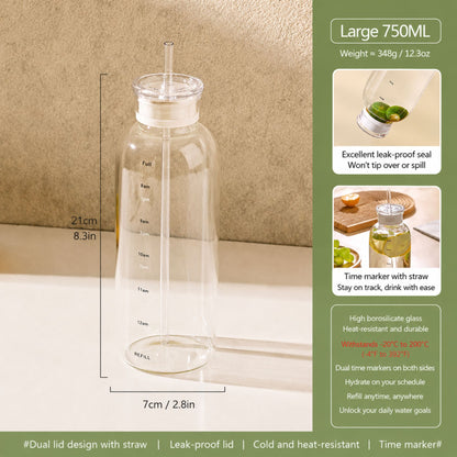 SipClock™ Bottle - "The bottle that reminds you to drink your beauty tea."