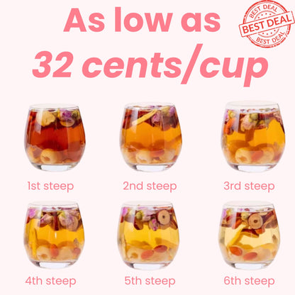 Period Cramp Relief Tea (10 packets) - 50 Steeps